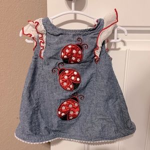 Lady bug infant top